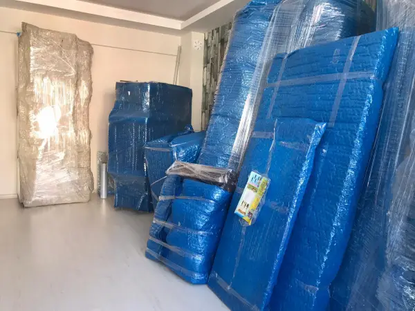 Hacimli eşyalarda güçlü ambalaj